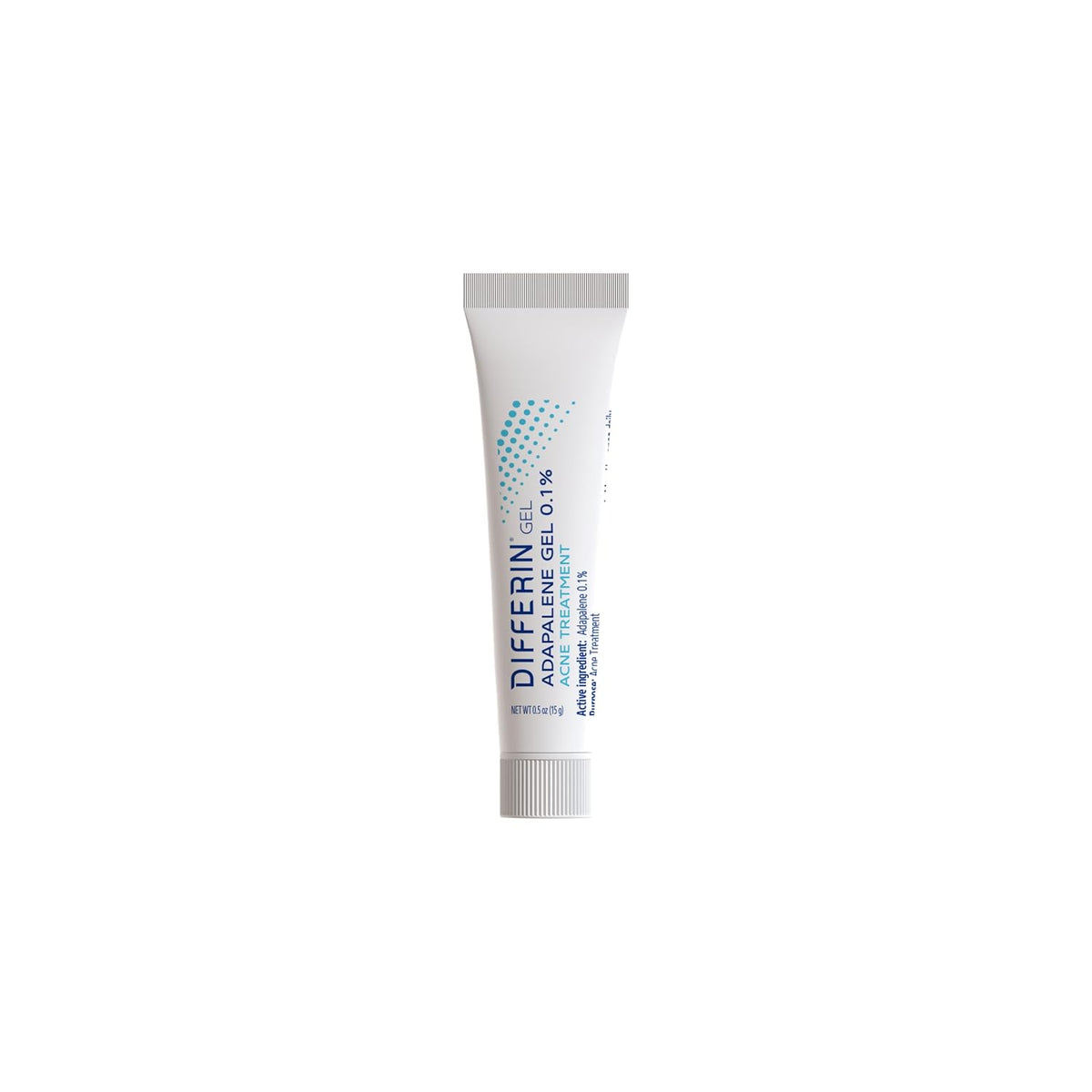 Differin Acne Treatment Gel, 30 Day Supply, Retinoid Treatment for Face with 0.1% Adapalene, Gentle Skin Care for Acne Prone Sensitive Skin, 15g Tube (Packaging May Vary) | 30-Day Supply, OTC Retinoid, Clears Acne & Prevents Breakouts, Gentle For Sensitiv