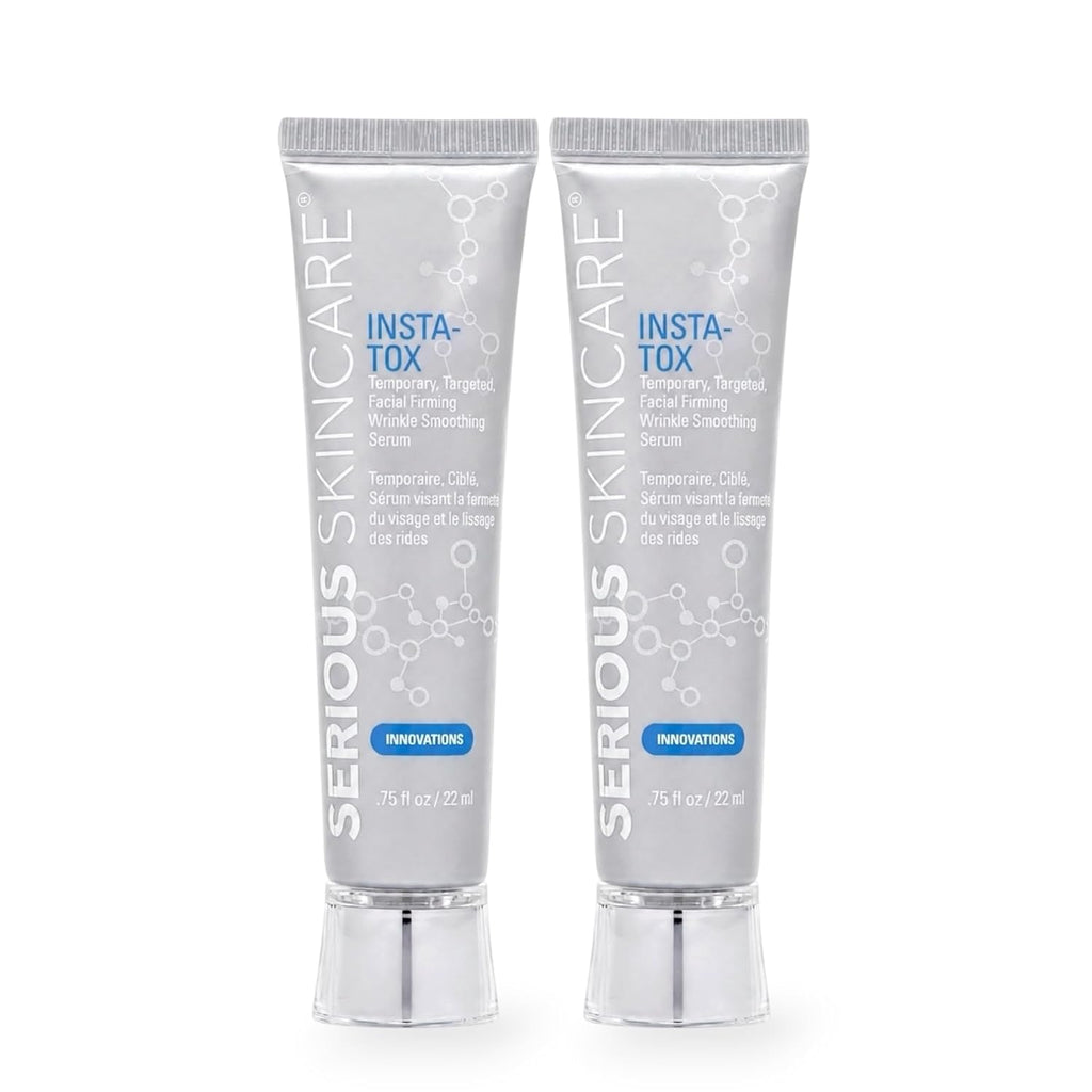 Serious Skincare INSTA-TOX Instant Wrinkle Smoothing Serum, 0.75 Oz, 2 Pack