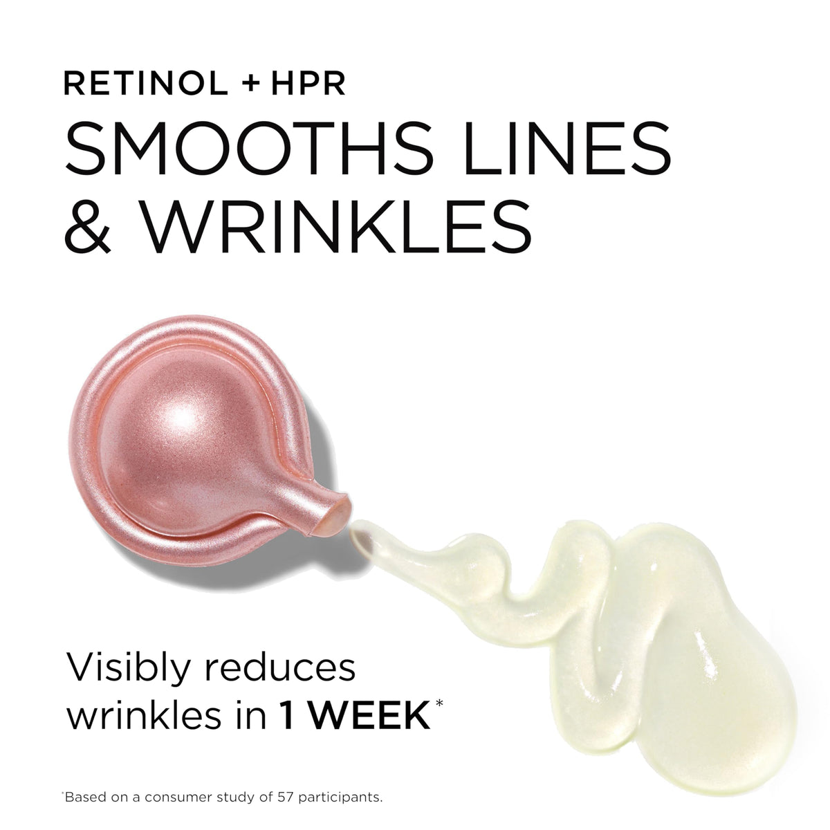 Elizabeth Arden Retinol + HPR Ceramide Rapid Skin Renewing Anti-Aging Face Serum Capsules, Fine Lines & Wrinkles Treatment with Peptides, Vitamin E, & Niacinamide