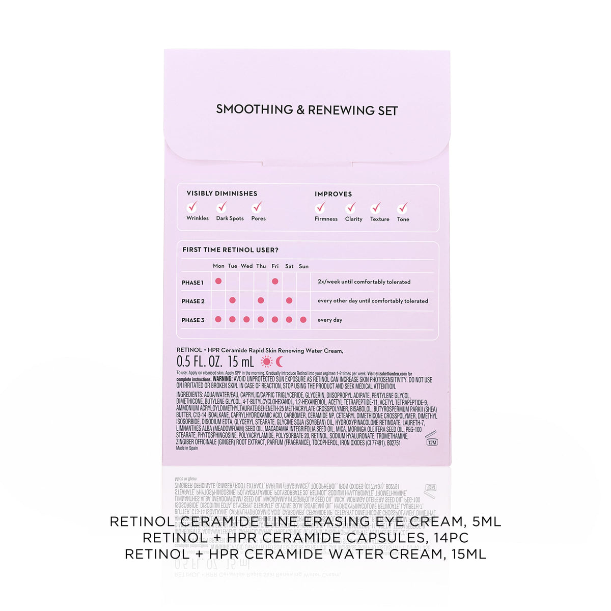 Elizabeth Arden Retinol + HPR Ceramide Rapid Skin Renewing Anti-Aging Face Serum Capsules, Fine Lines & Wrinkles Treatment with Peptides, Vitamin E, & Niacinamide