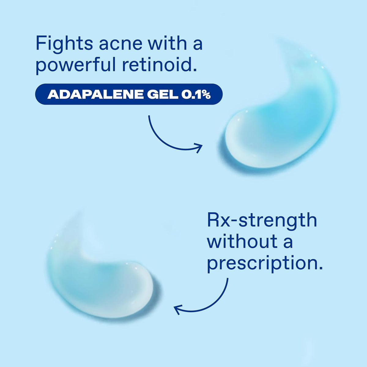 Differin Acne Treatment Gel, 30 Day Supply, Retinoid Treatment for Face with 0.1% Adapalene, Gentle Skin Care for Acne Prone Sensitive Skin, 15g Tube (Packaging May Vary) | 30-Day Supply, OTC Retinoid, Clears Acne & Prevents Breakouts, Gentle For Sensitiv
