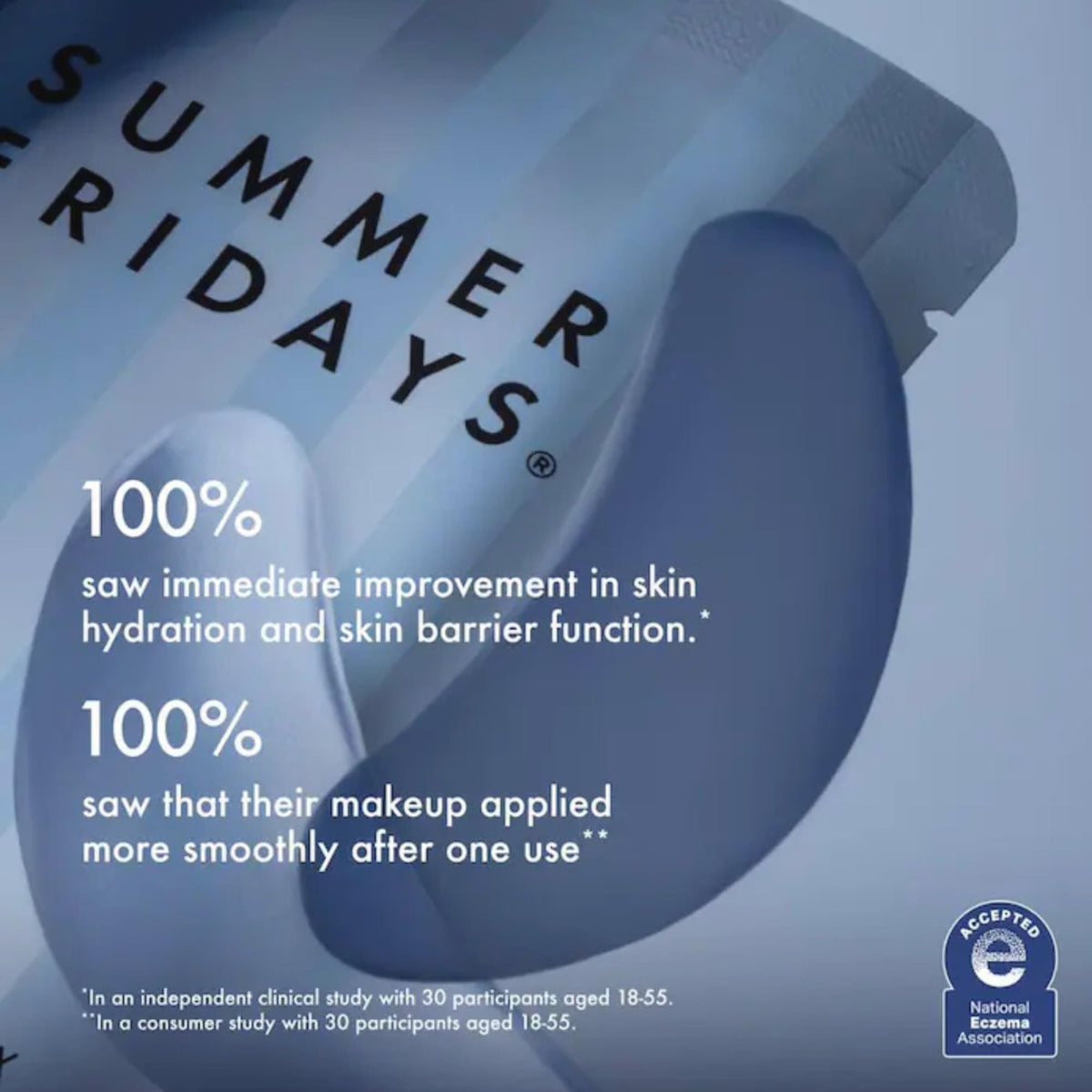 Summer Fridays Jet Lag Hydrating Eye Patches - De-puffing Hydrogel Under Eye Masks with Hyaluronic Acid, Caffeine + Peptides - Soothing + Refreshing At-Home + Travel Skin Care (15 Pairs)