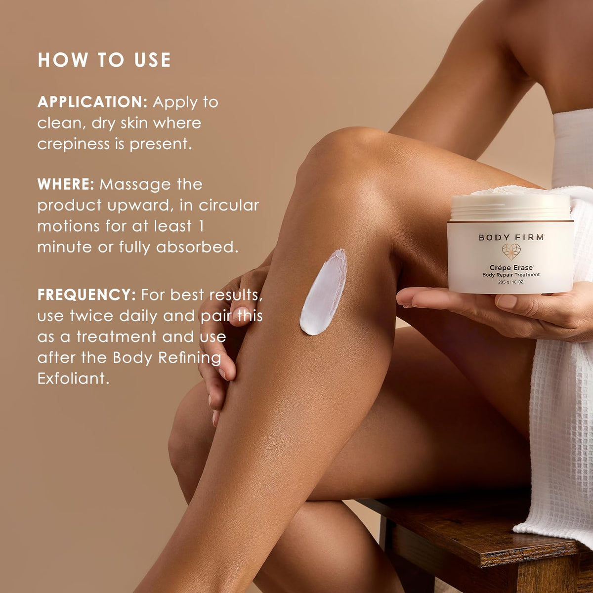 Crepe Erase BODY FIRM Body Repair Treatment, Firming Lotion, 10 Oz