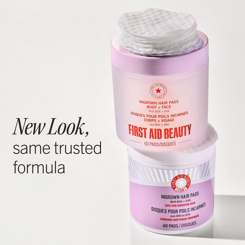 First Aid Beauty Ingrown Hair Pads with BHA and AHA