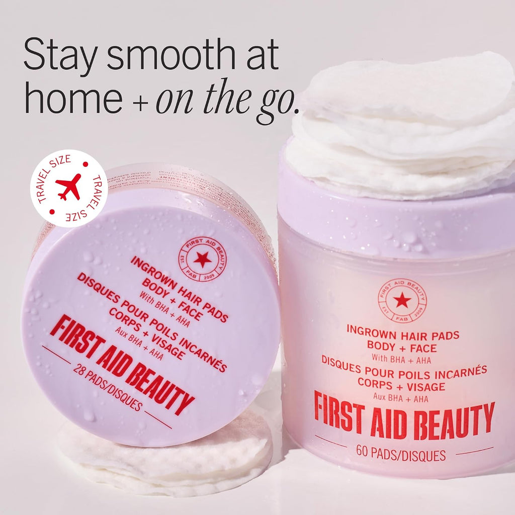 First Aid Beauty Ingrown Hair Pads with BHA and AHA