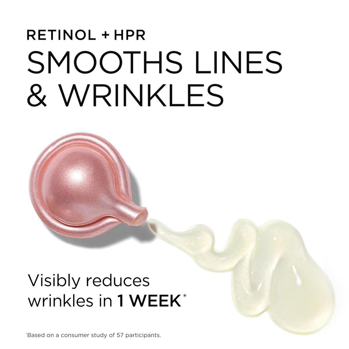 Elizabeth Arden Retinol + HPR Ceramide Rapid Skin Renewing Anti-Aging Face Serum Capsules, Fine Lines & Wrinkles Treatment with Peptides, Vitamin E, & Niacinamide