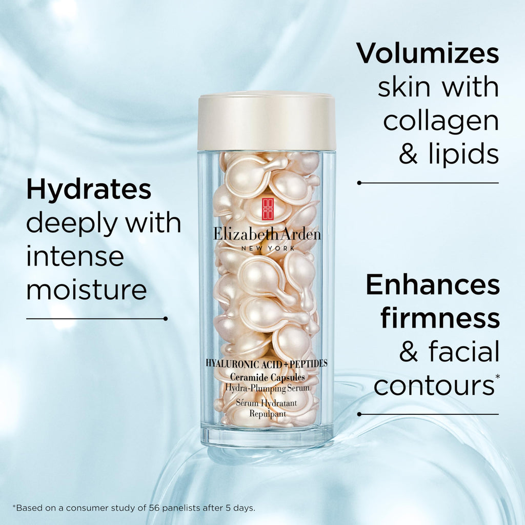 Elizabeth Arden Retinol + HPR Ceramide Rapid Skin Renewing Anti-Aging Face Serum Capsules, Fine Lines & Wrinkles Treatment with Peptides, Vitamin E, & Niacinamide