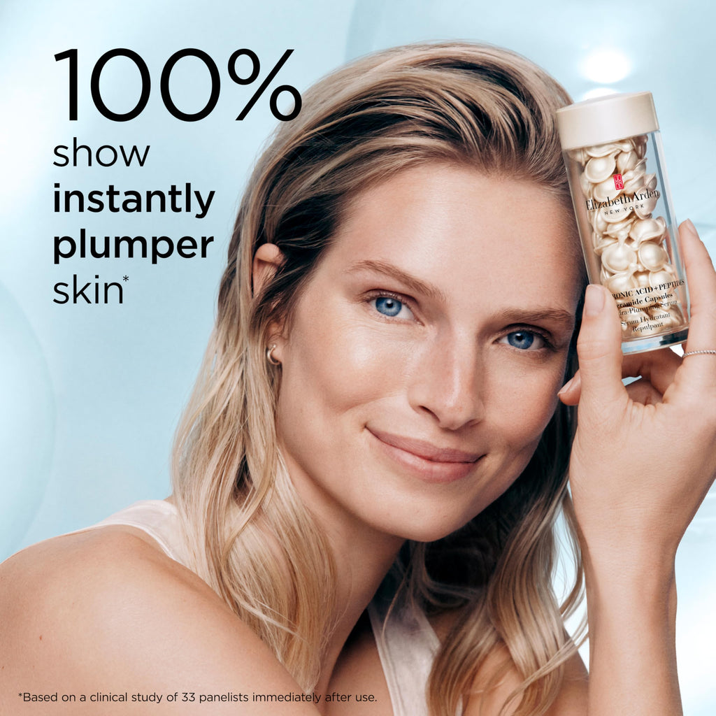 Elizabeth Arden Retinol + HPR Ceramide Rapid Skin Renewing Anti-Aging Face Serum Capsules, Fine Lines & Wrinkles Treatment with Peptides, Vitamin E, & Niacinamide