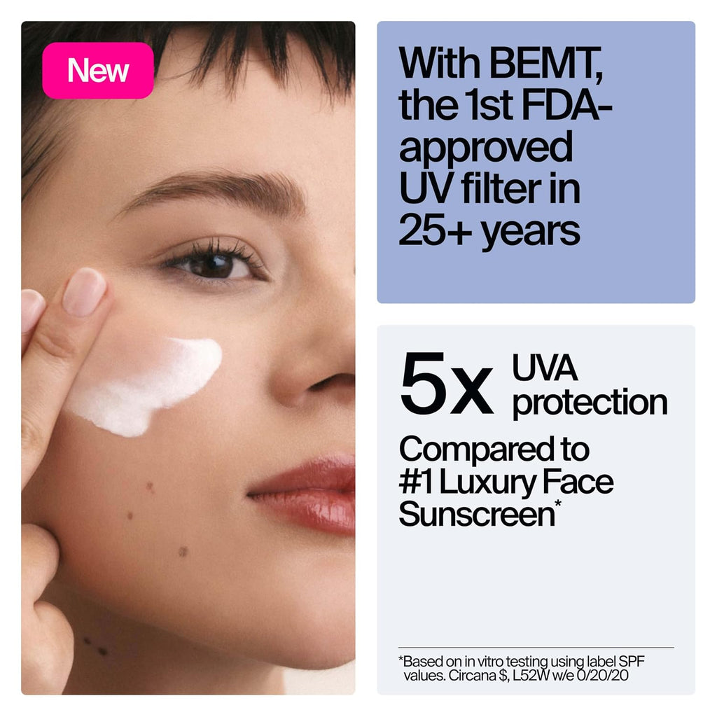 Neutrogena Ultra Sheer Daily Face Sunscreen SPF 70 with BEMT, 1.4 Fl. Oz